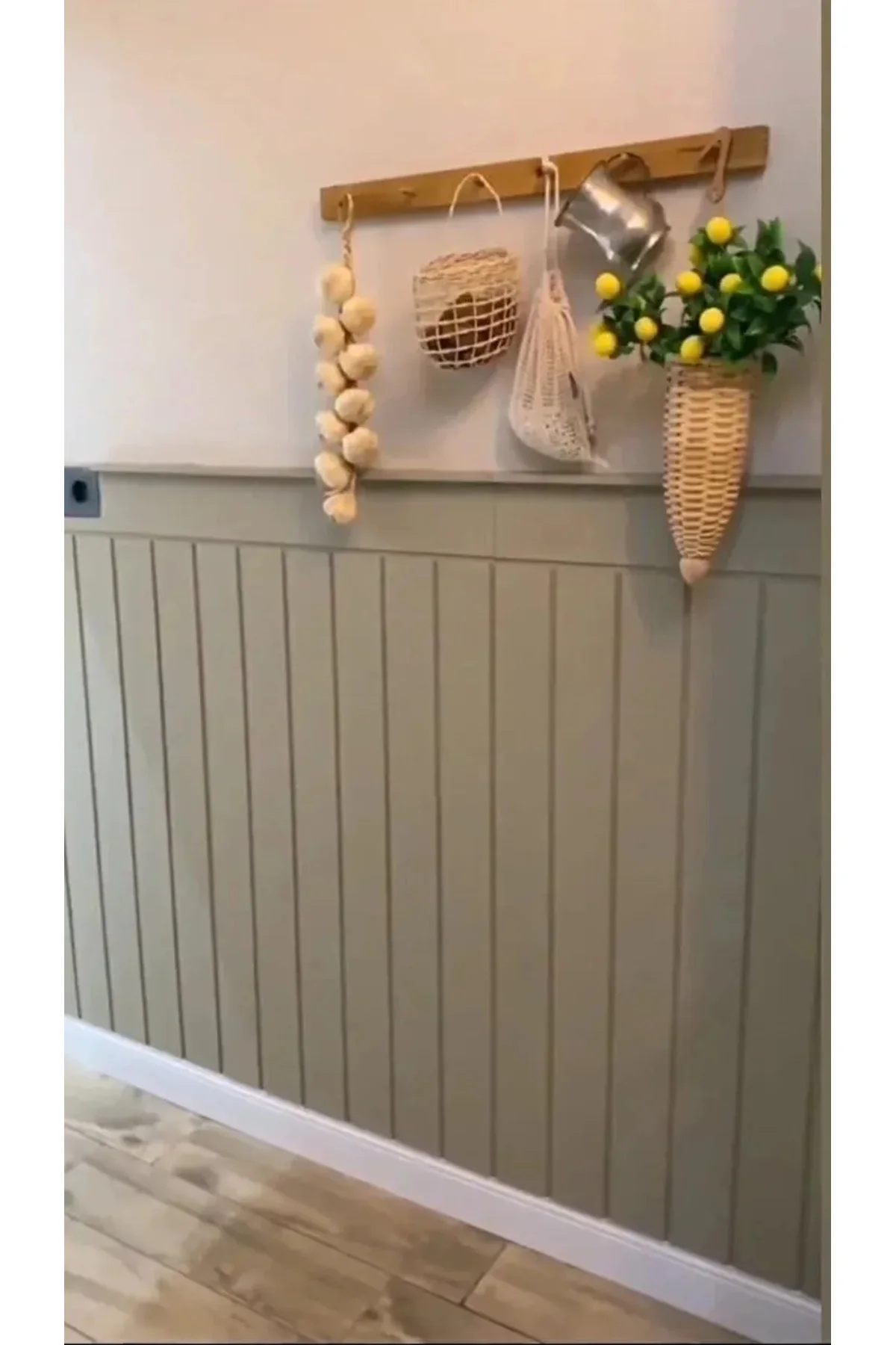 Dekoratif Duvar Kaplama ( 45 X 102 Cm ) Boyanabilir Ahşap 6 Mm Ha