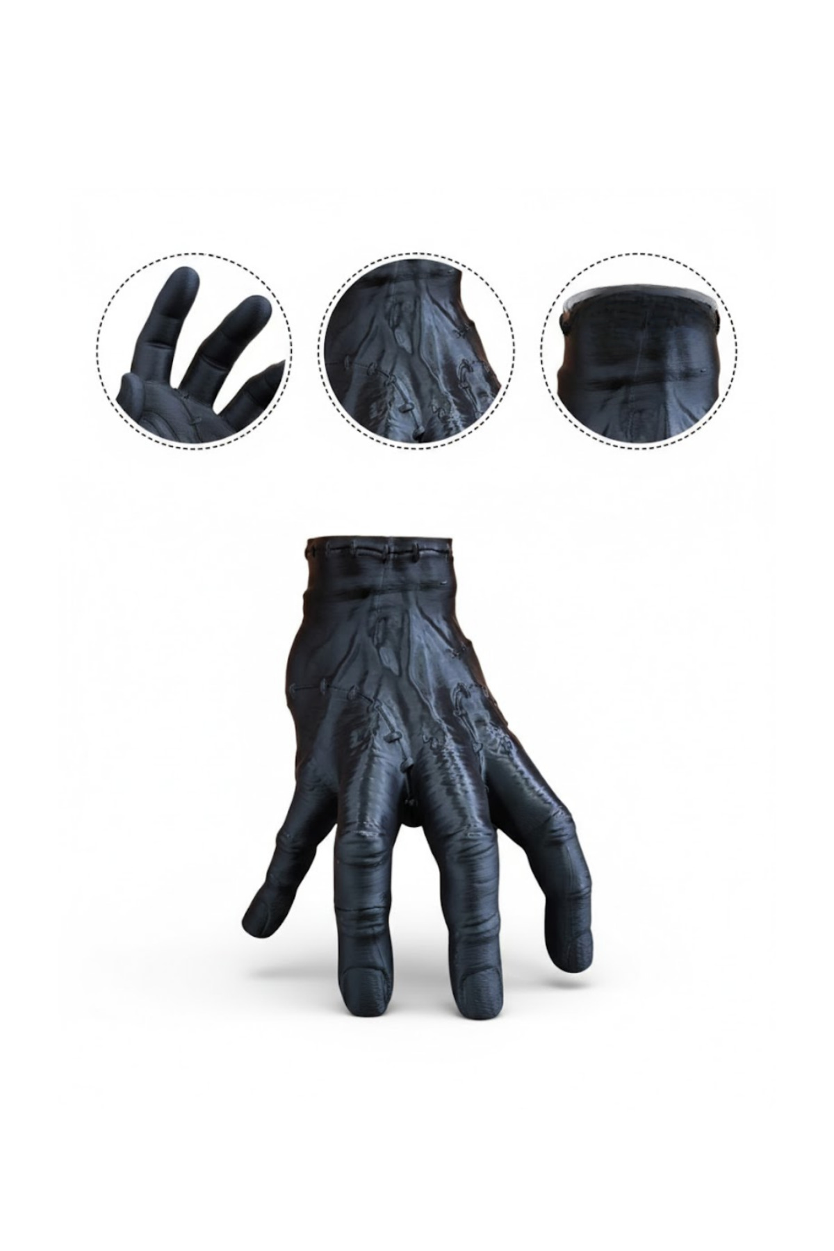 DEKORATİF EL BÜYÜK SİYAH - Lisinya