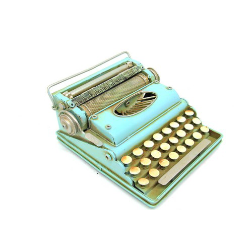 Woody Sofia Dekoratif El Yapımı Daktilo