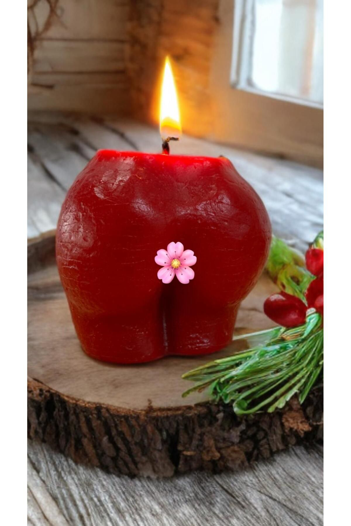 Aresmumatölyesi  Dekoratif Esprili Hediyelik Mum