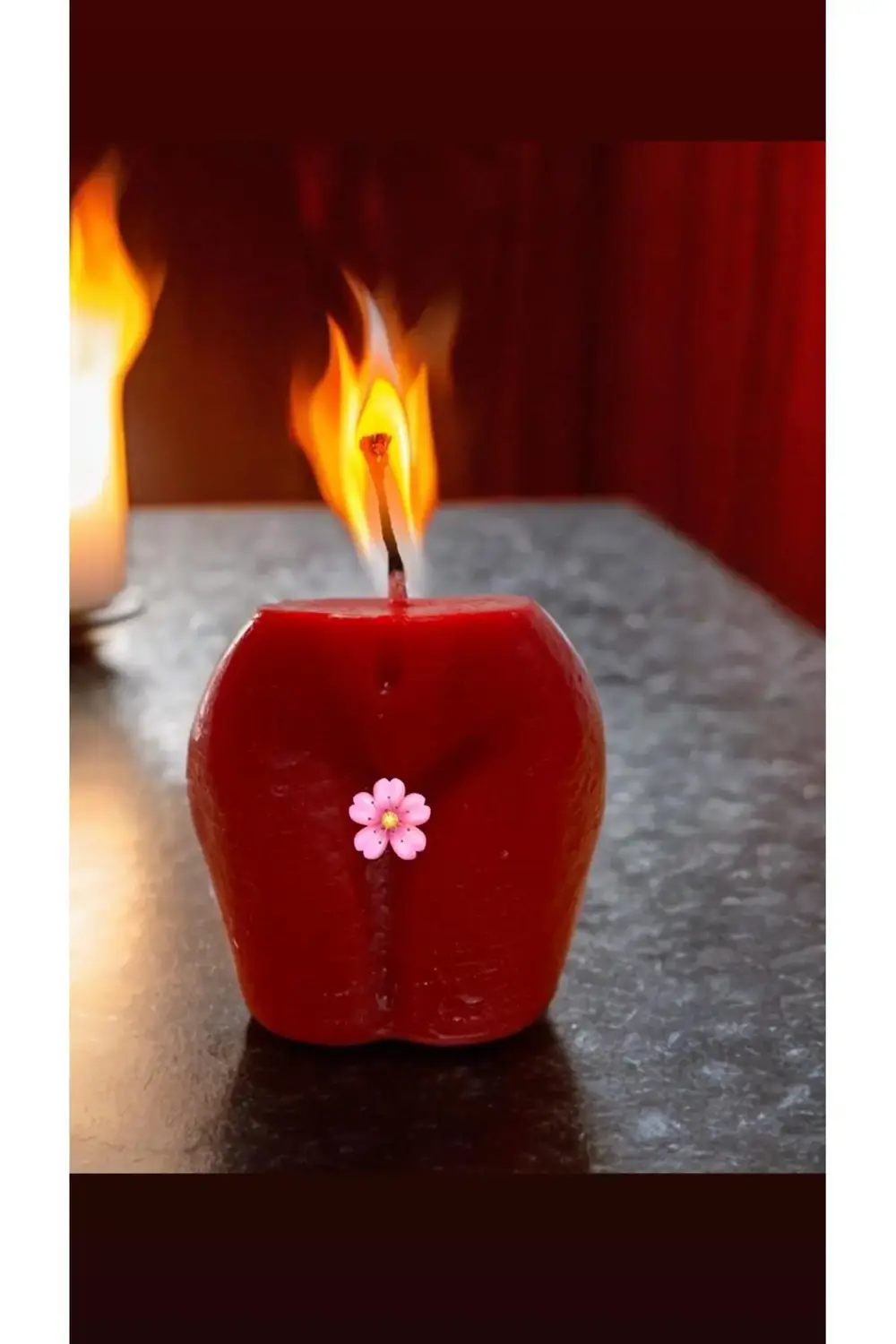 dekoratif esprili hediyelik mum
