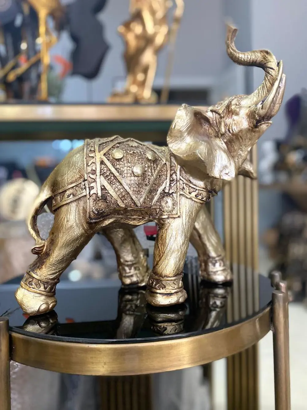 Dekoratif  Fil Biblo Bahçe Dekoru Ev Ofis Heykel