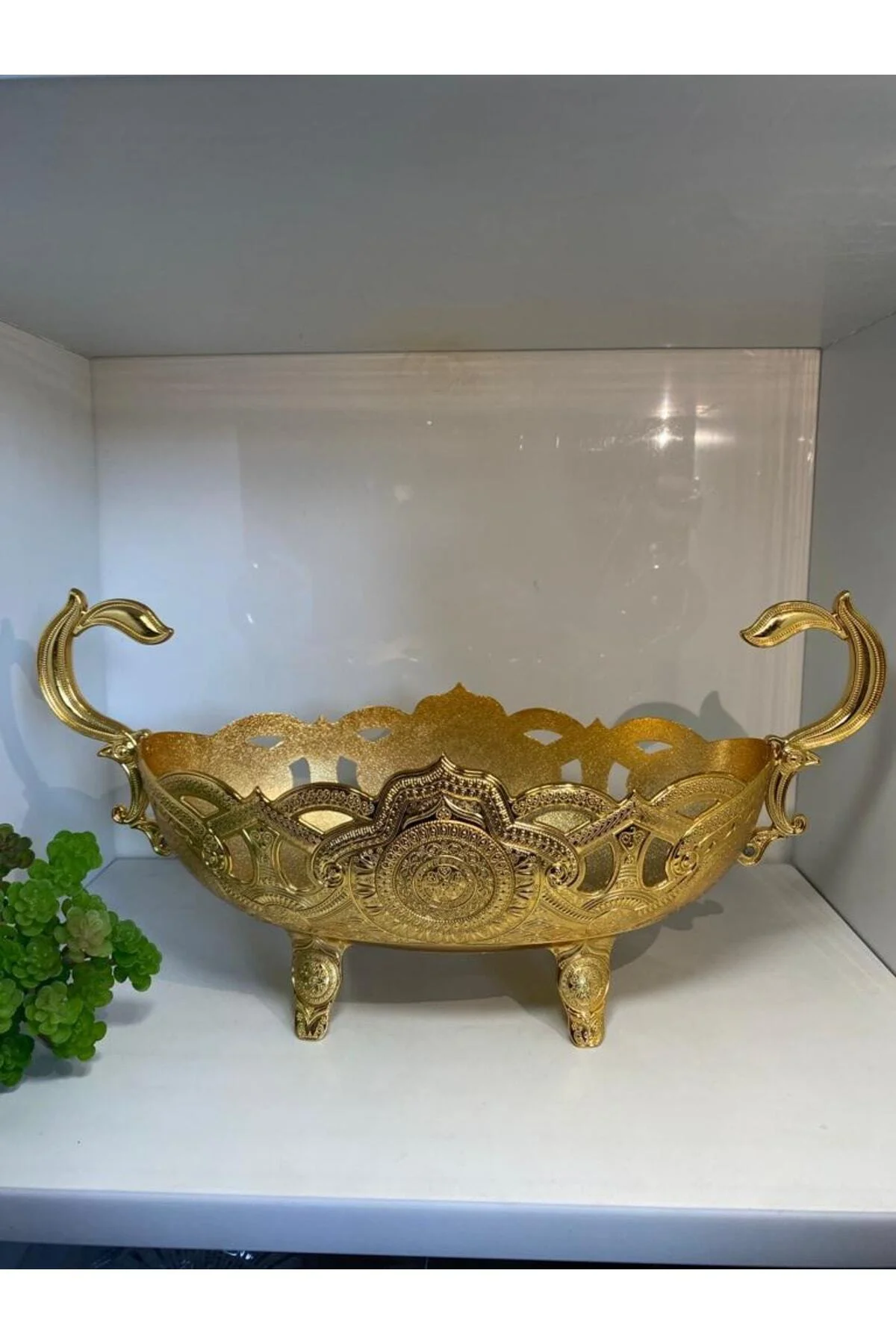 Dekoratif Fil Duvar Dekoru (GOLD)