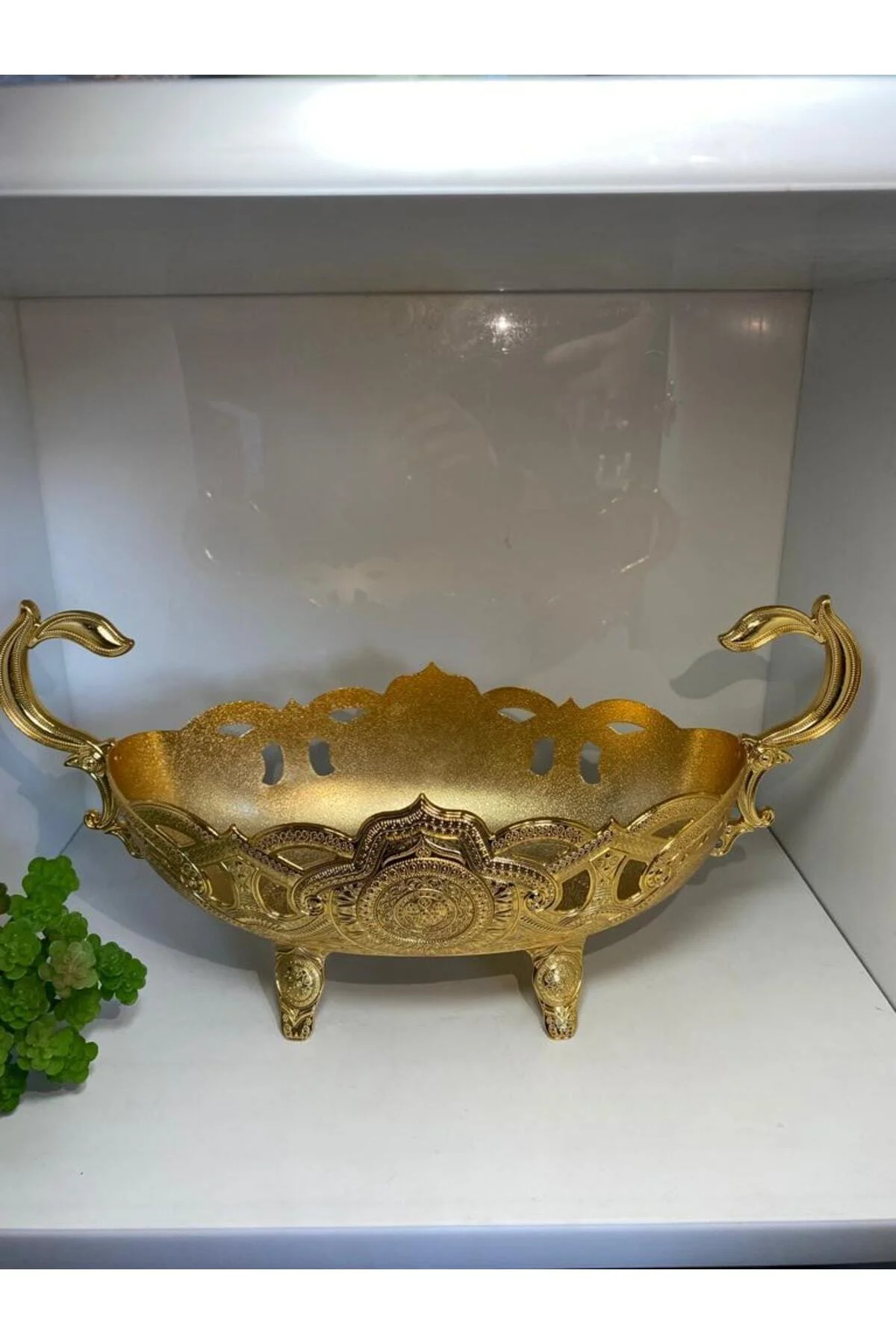 Dekoratif Fil Duvar Dekoru (GOLD)