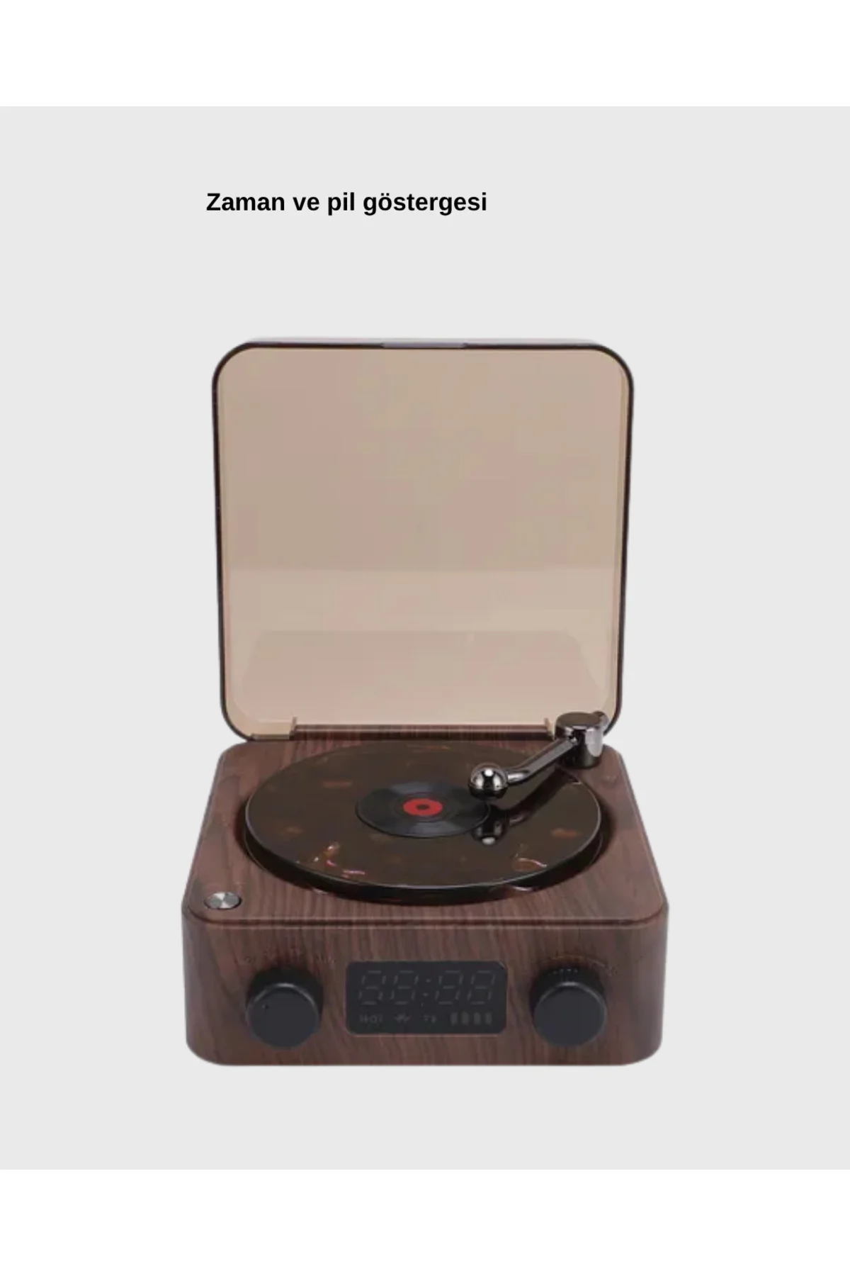 Dekoratif Gece Işığı Bluetooth Hoparlör Dijital Saat Çok Yönlü Se