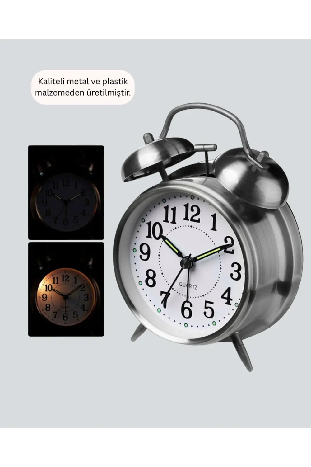 Dekoratif Gümüş Saat