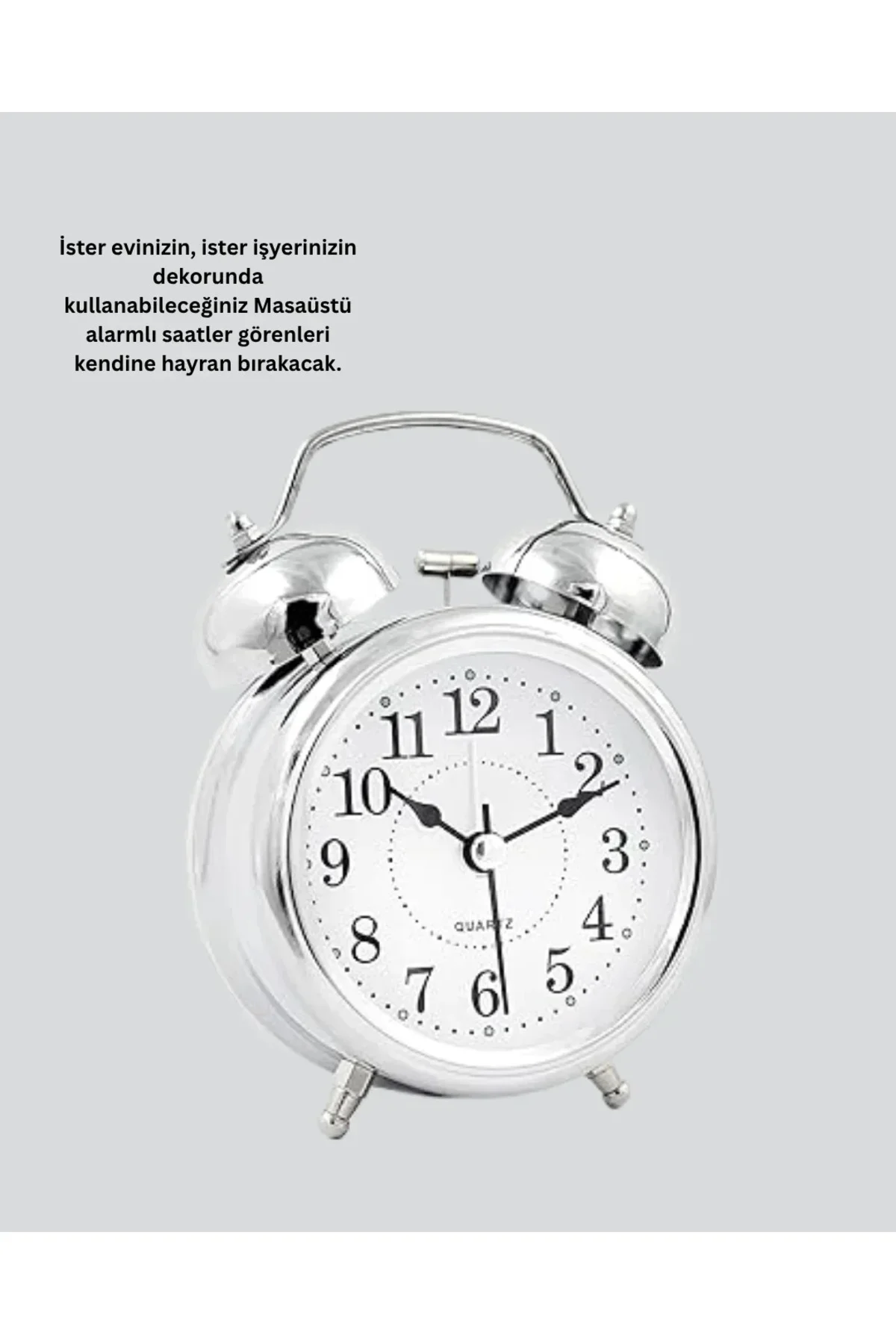 Dekoratif Gümüş Saat