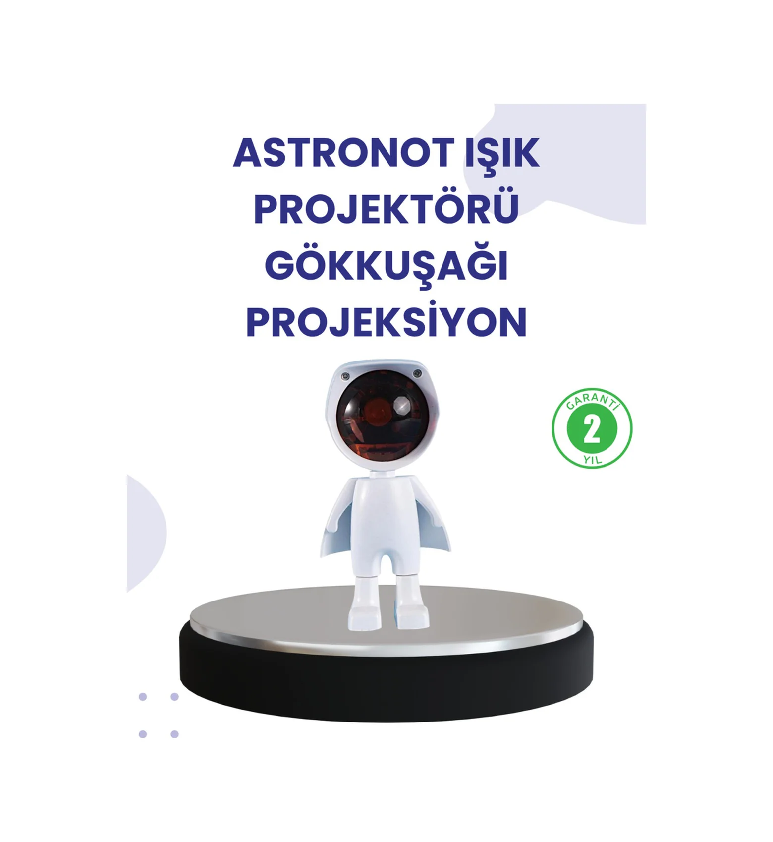 Dekoratif Gün Batımı Işığı Astronot Figürlü Diğer