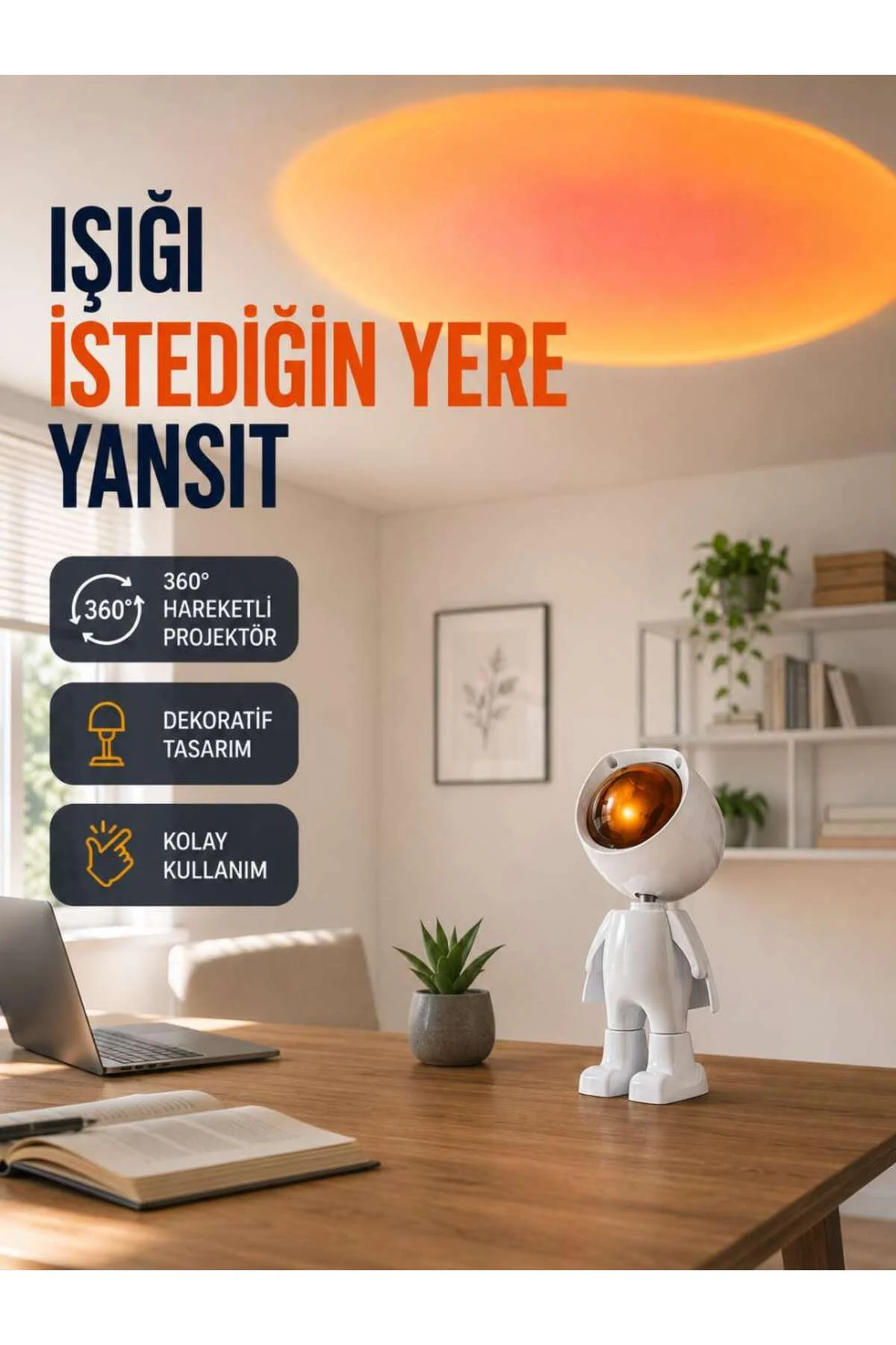 Dekoratif Gün Batımı Işığı – Astronot Figürlü Yeni Nesil Dekoratif Gün Batımı Işığı – Astronot Figürlü Yeni Nesil