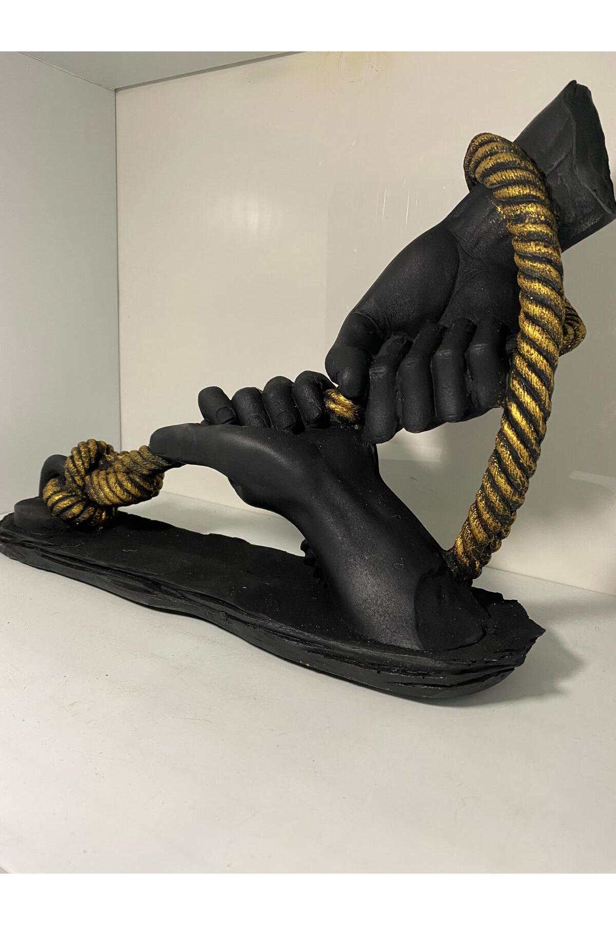 Elif Aksesuar Dekoratif Halat Çeken Eller Biblosu