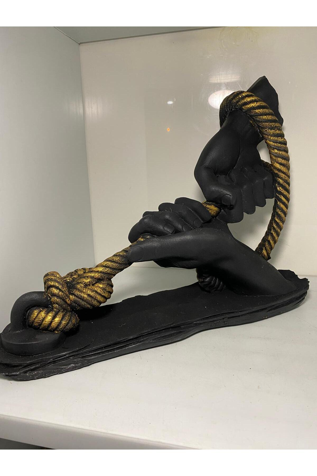 Elif Aksesuar Dekoratif Halat Çeken Eller Biblosu