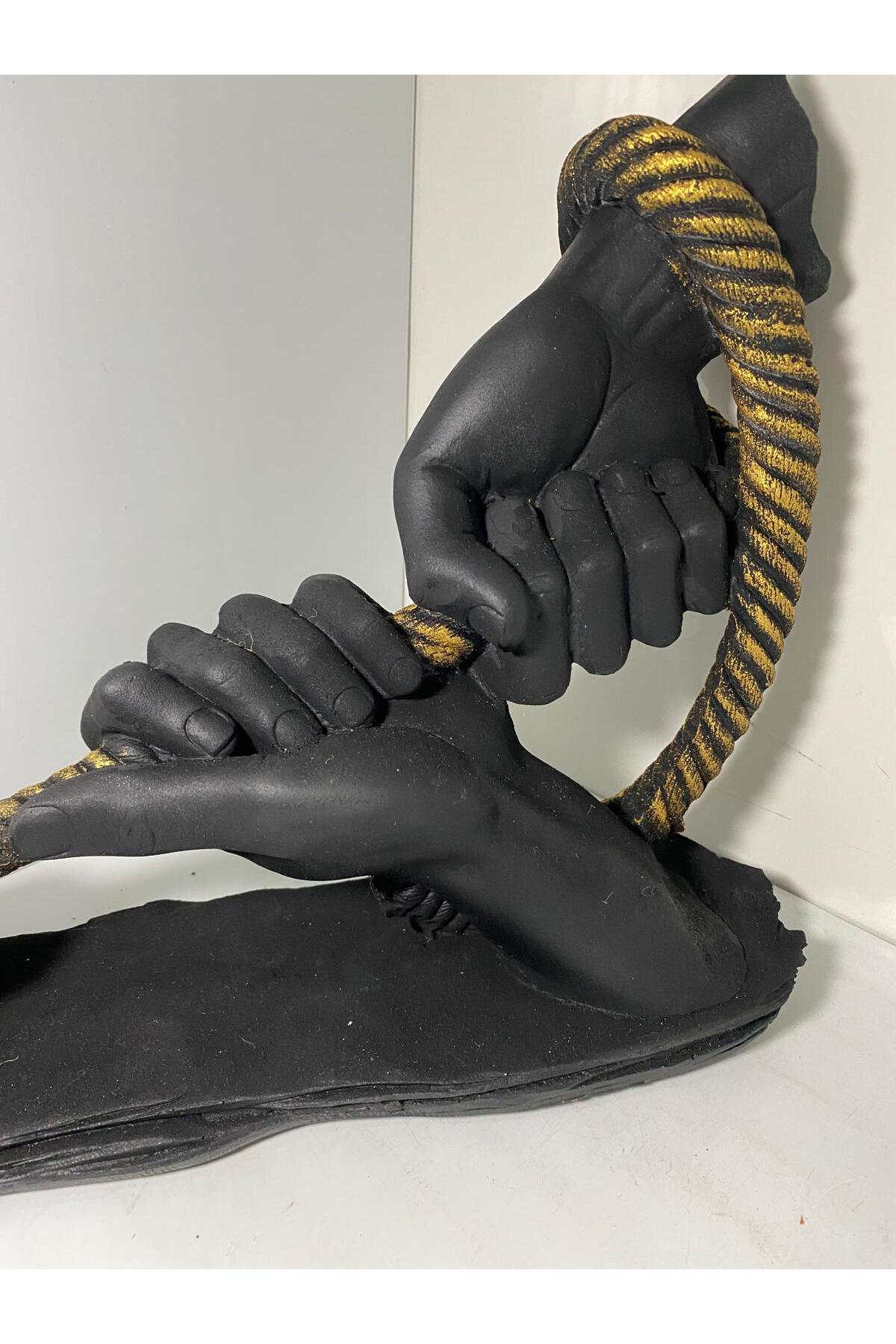 Elif Aksesuar Dekoratif Halat Çeken Eller Biblosu