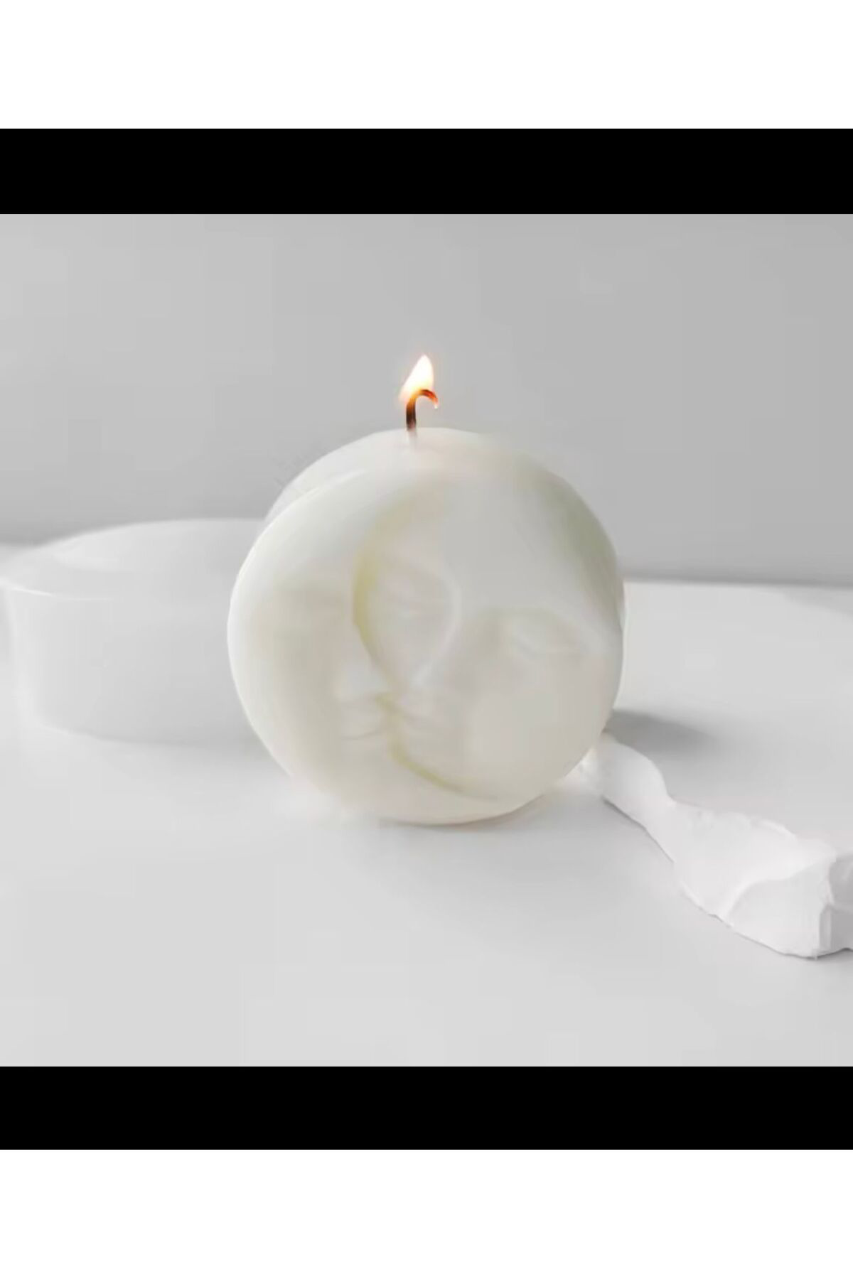 Arescollection Dekoratif Hediyelik Şik Hilal Mum