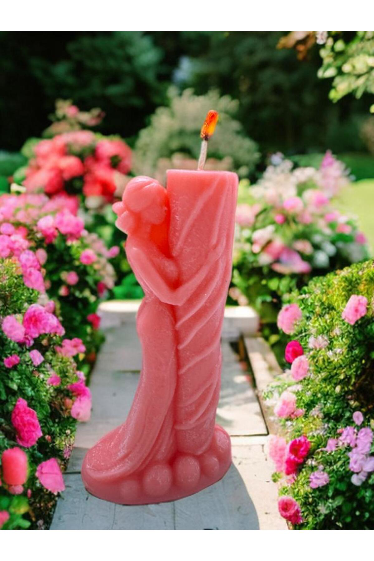 Aresmumatölyesi  Dekoratif Hediyelik Çiçek Kokulu Mum