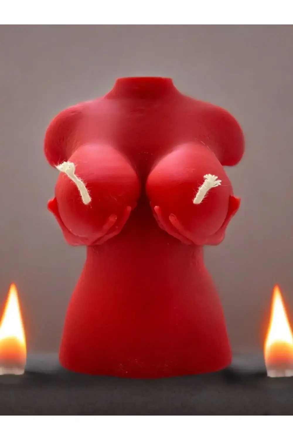 DEKORATİF HEDİYELİK VANİLYA KOKULU MEMELİ BÜYÜK BOY 300 GR KADIN