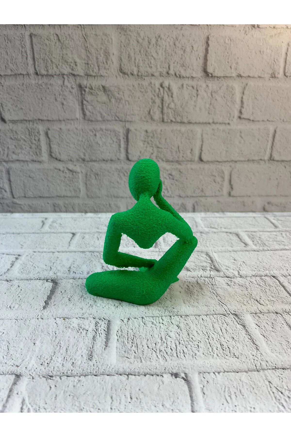 DEKORATİF İNSAN FİGÜRÜ YEŞİL - Lisinya