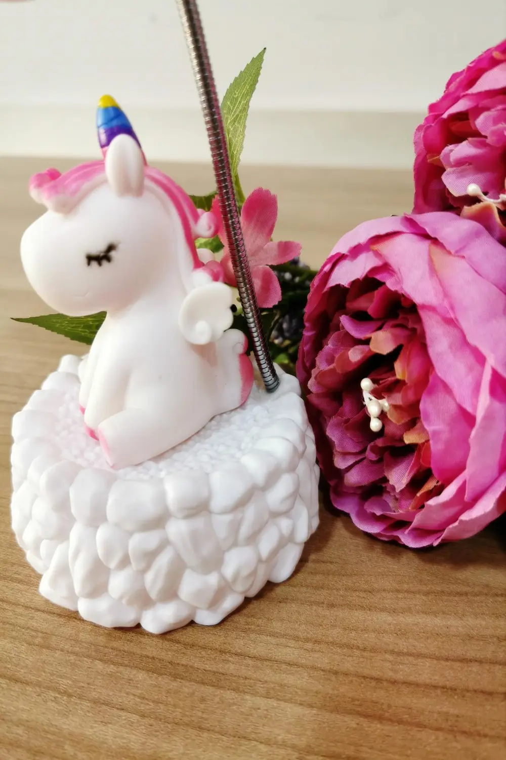 Dekoratif Işık Altında Unicorn Renk Değiştiren Gece Lambası (Beya