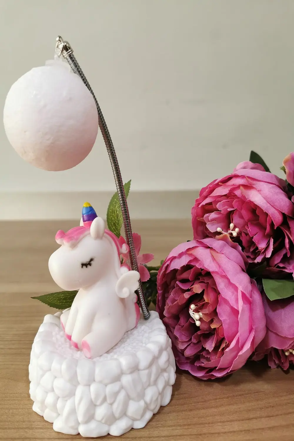 Dekoratif Işık Altında Unicorn Renk Değiştiren Gece Lambası (Beya