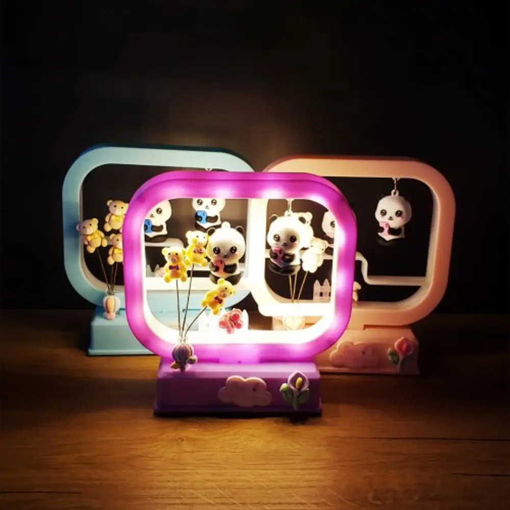 Dekoratif Işıklı Sevimli Panda