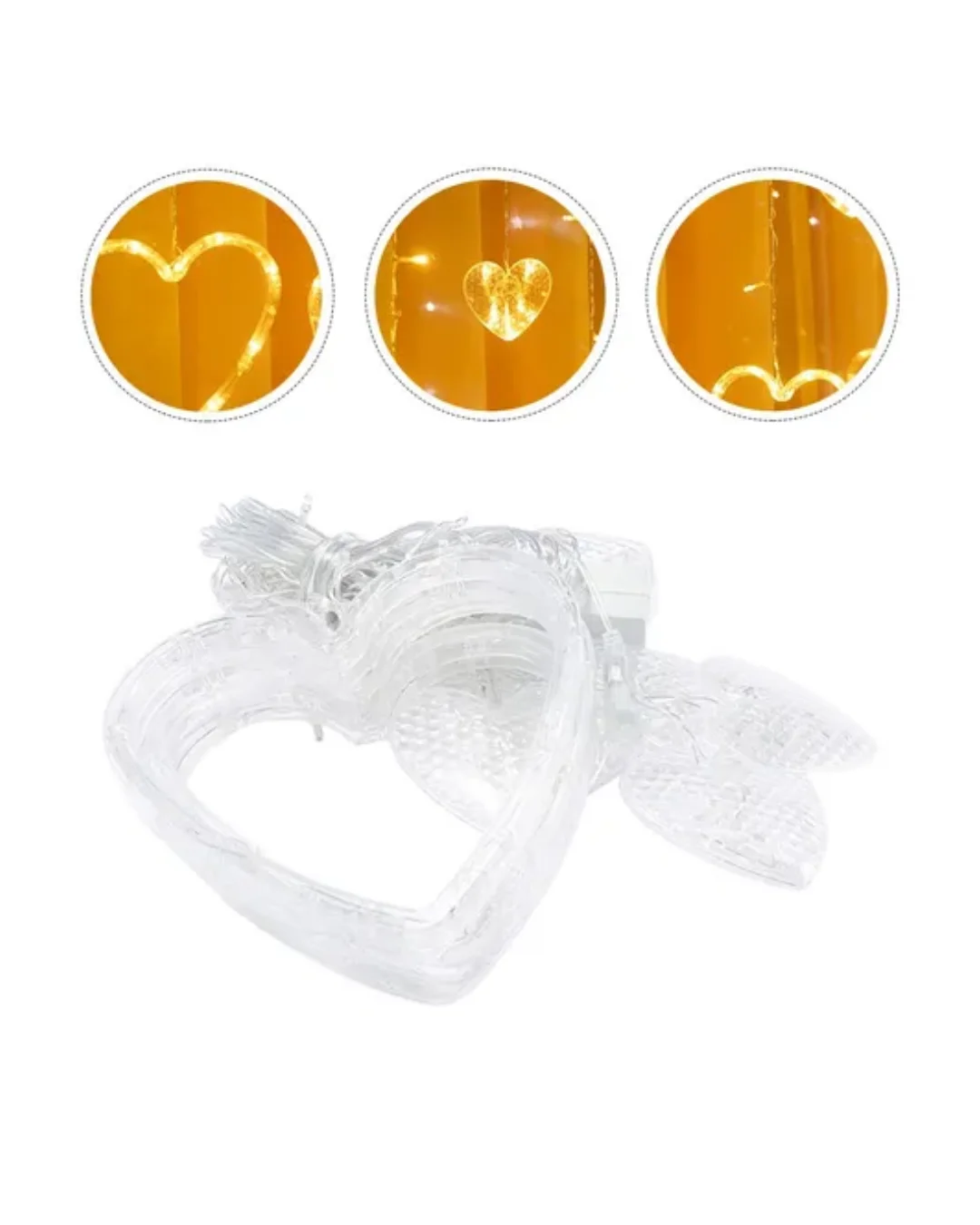 Dekoratif Kalp LED Neon Lamba Romantik Oda Balkon ve Masa Üstü Işığı
