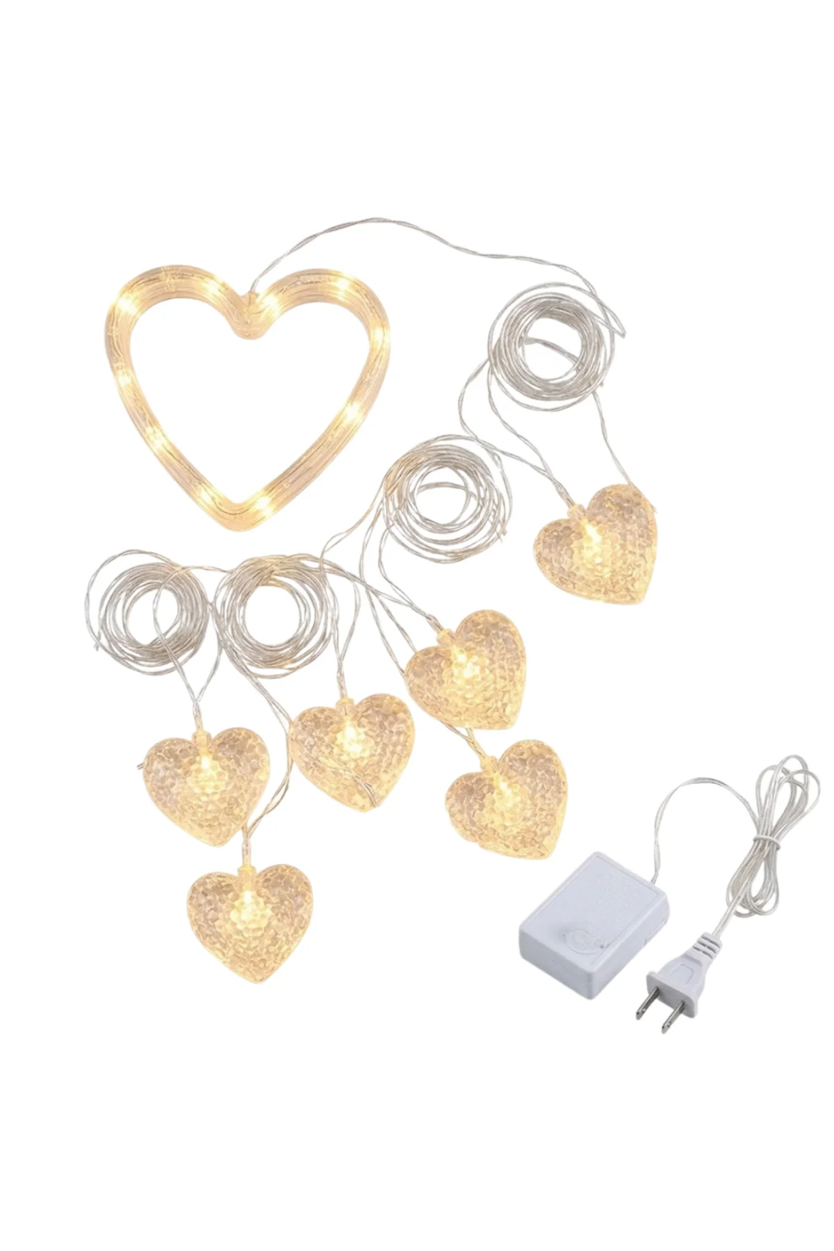 Dekoratif Kalp LED Neon Lamba Romantik Oda Balkon ve Masa Üstü Işığı