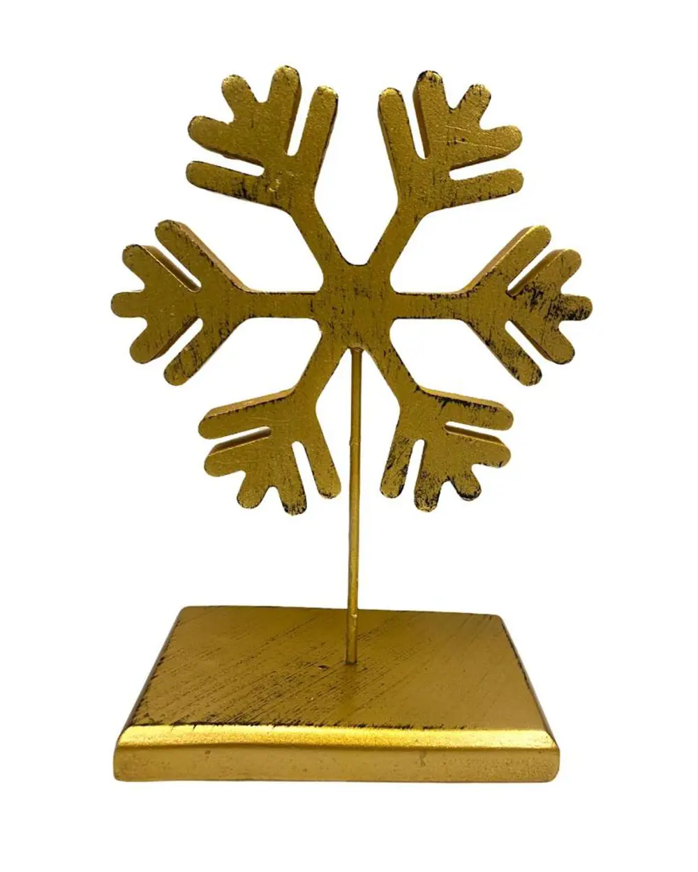 Dekoratif Kar Tanesi Biblo Gold