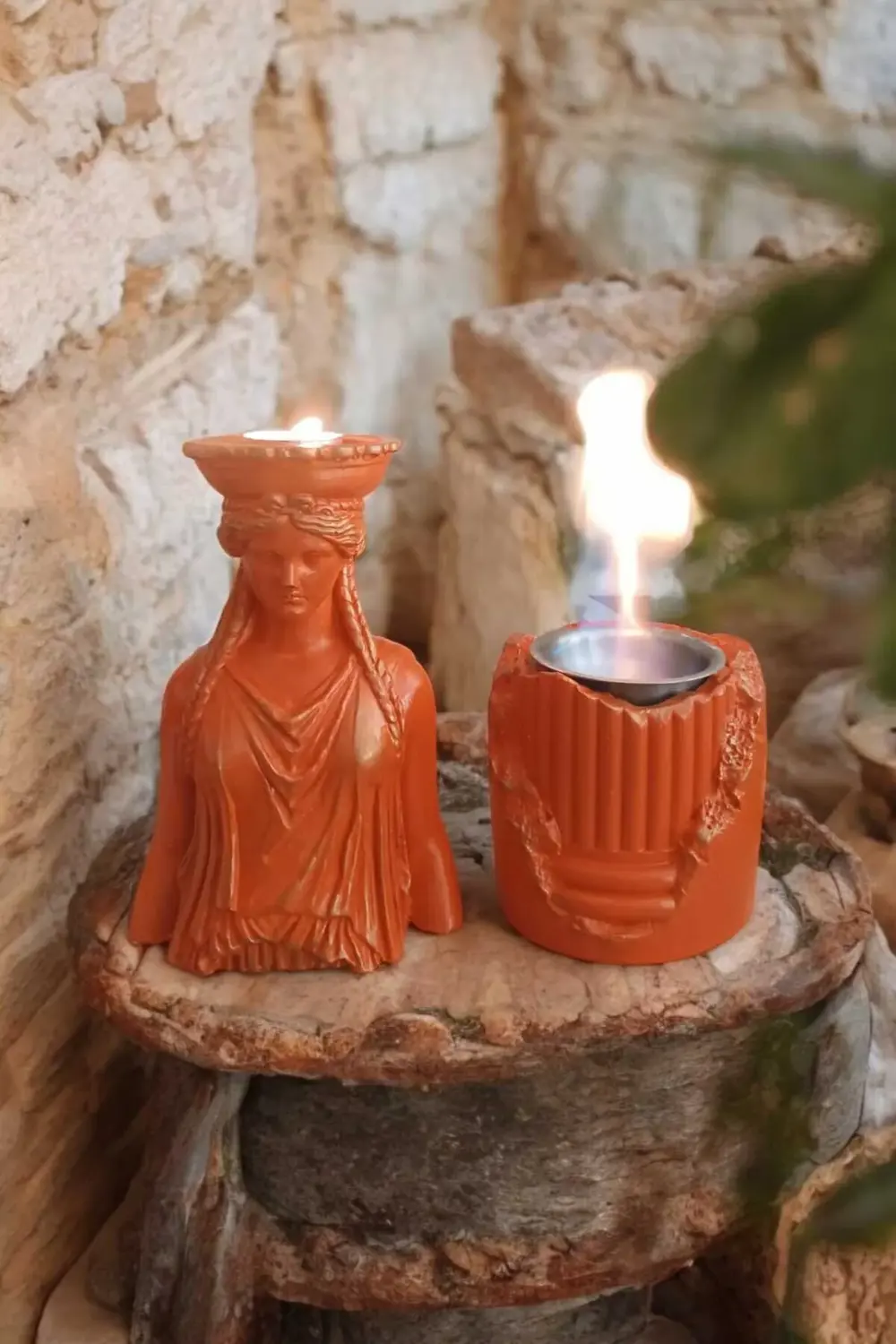 Dekoratif Karyadit Kızı ve Ateş Çukuru Seti Hediyeli Bacasız Şömi