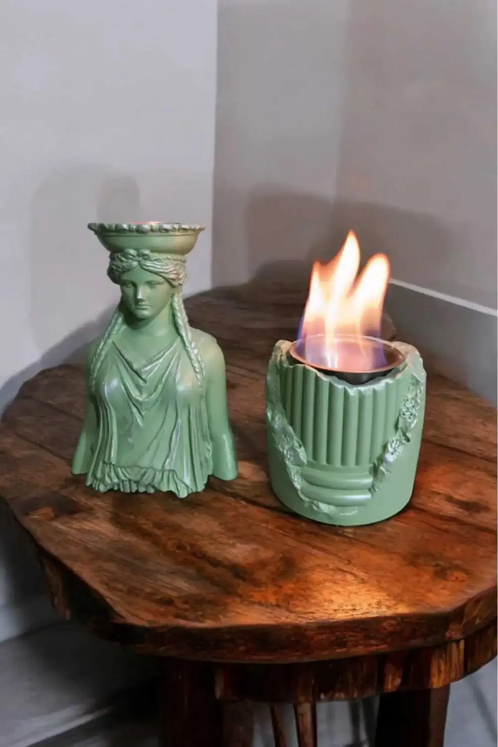 Dekoratif Karyadit Kızı ve Ateş Çukuru Seti Hediyeli Bacasız Şömi