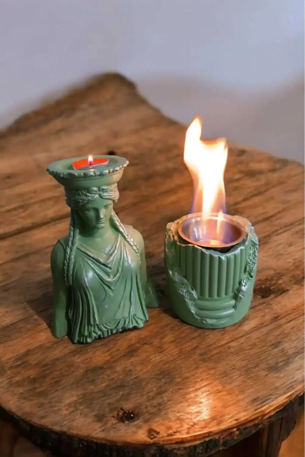 Dekoratif Karyadit Kızı ve Ateş Çukuru Seti Hediyeli Bacasız Şömi