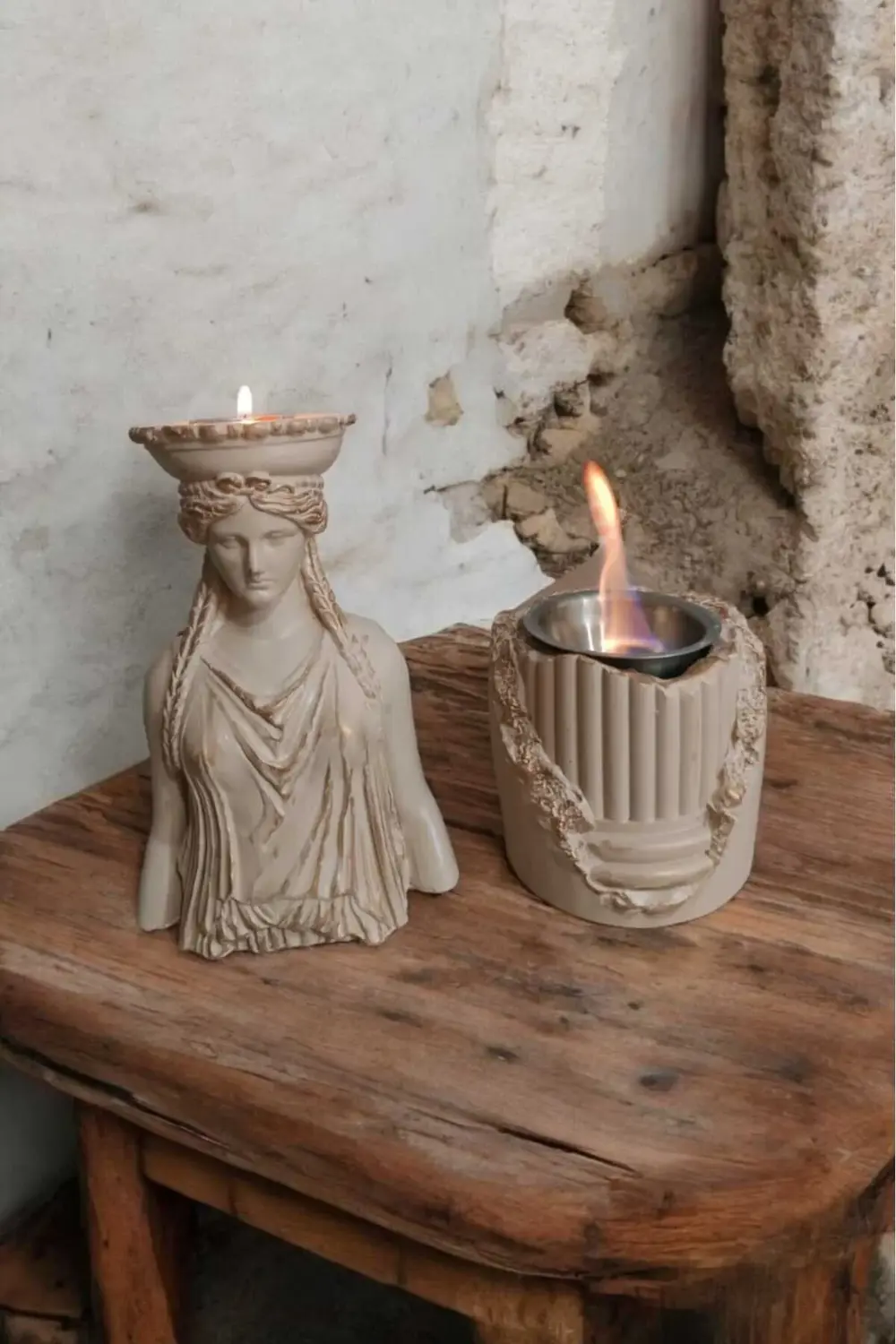 Dekoratif Karyadit Kızı ve Ateş Çukuru Seti Hediyeli Bacasız Şömi