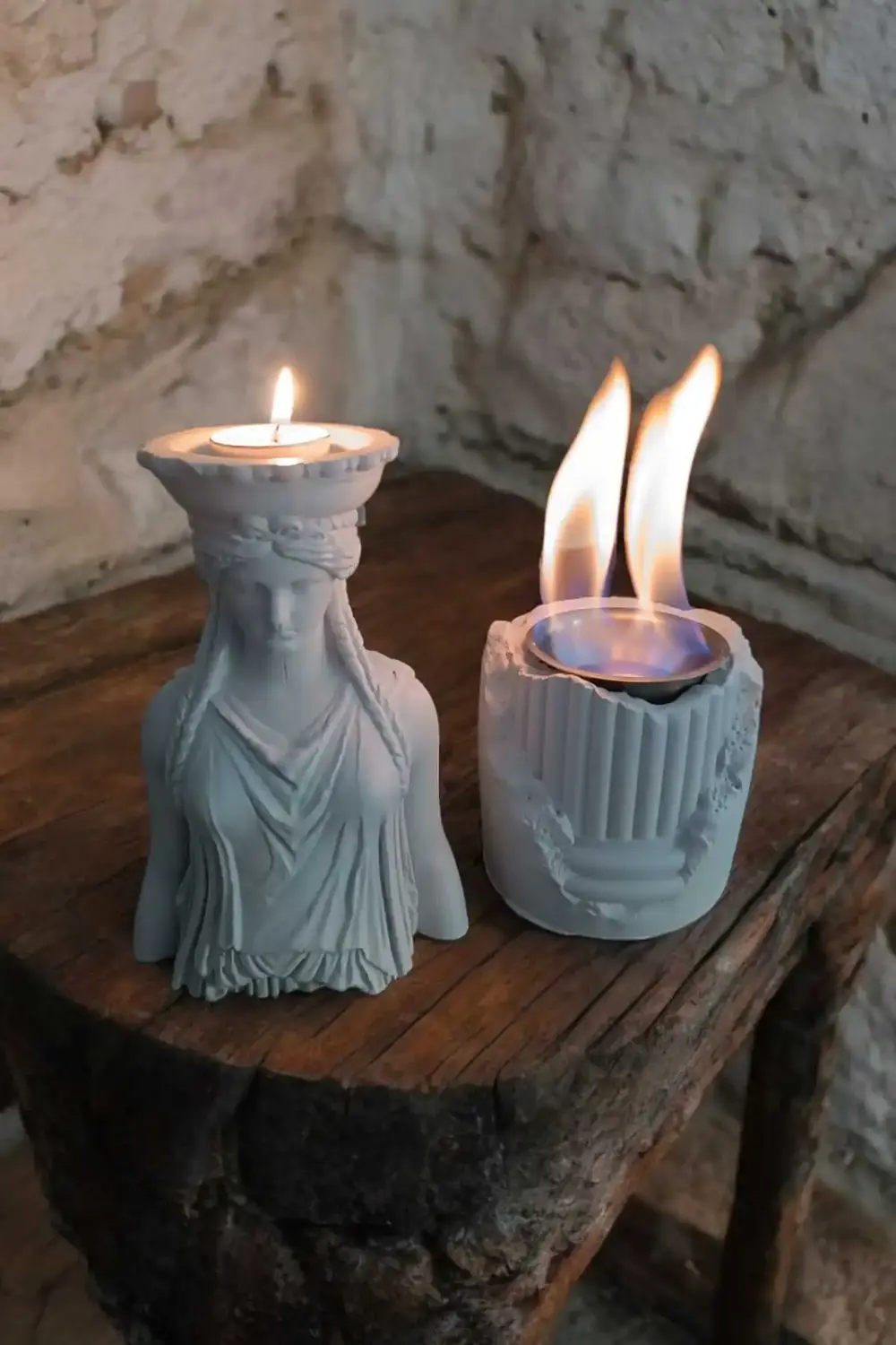 Dekoratif Karyadit Kızı ve Ateş Çukuru Seti Hediyeli Beyaz