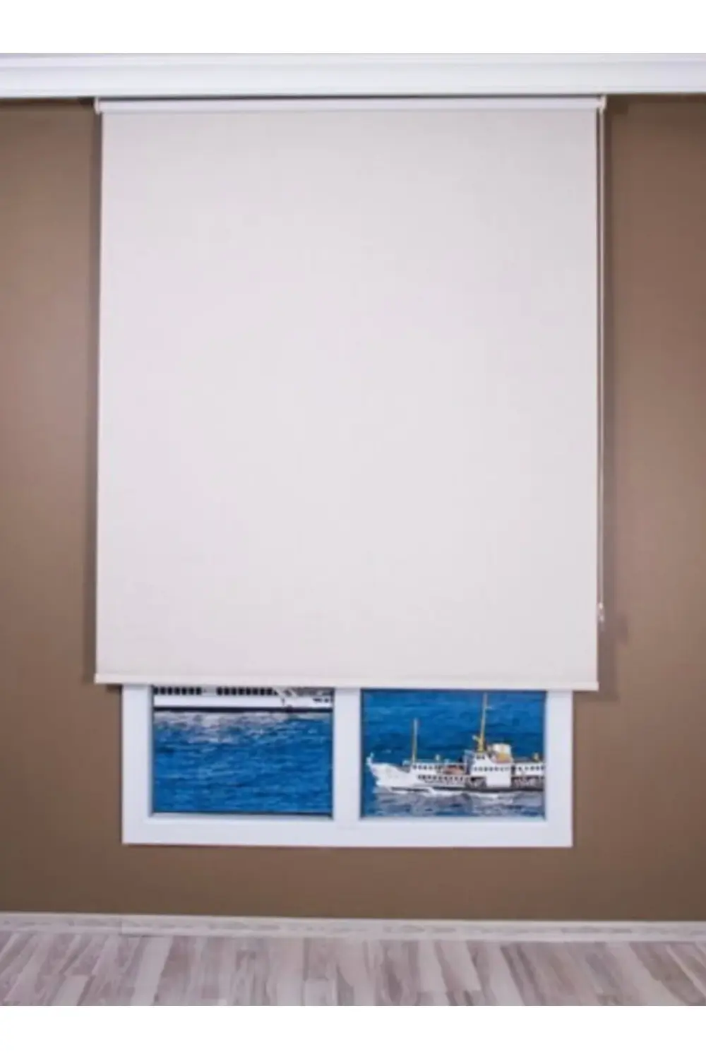 Dekoratif Keten Blackout Karartma Güneşlik Stor Perde Alüminyum K