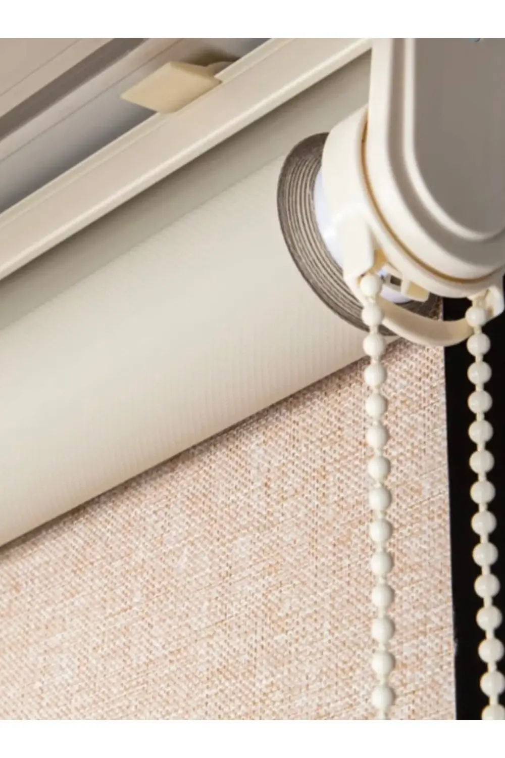 Dekoratif Keten Blackout Karartma Güneşlik Stor Perde Alüminyum K