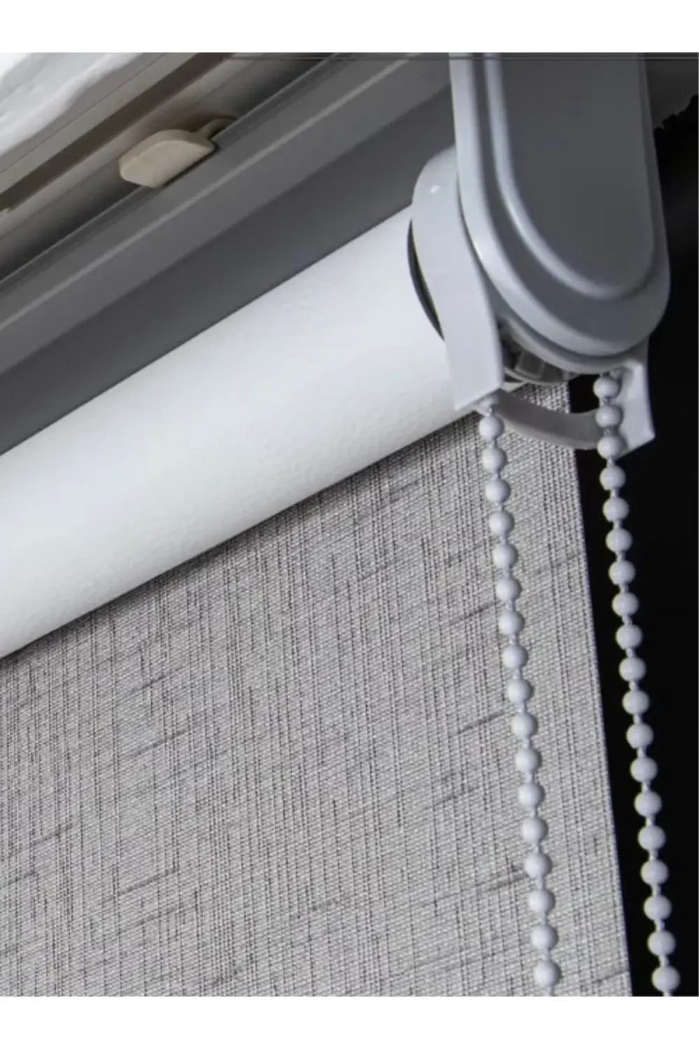 Dekoratif Keten Blackout Karartma Güneşlik Stor Perde Alüminyum K