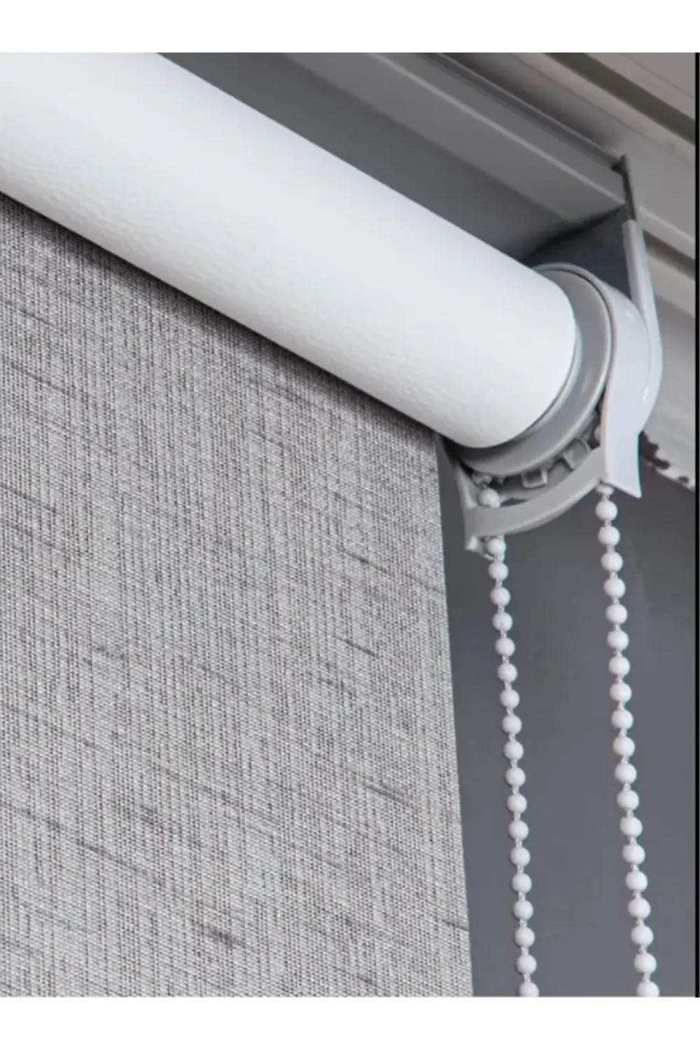 Dekoratif Keten Blackout Karartma Güneşlik Stor Perde Alüminyum K