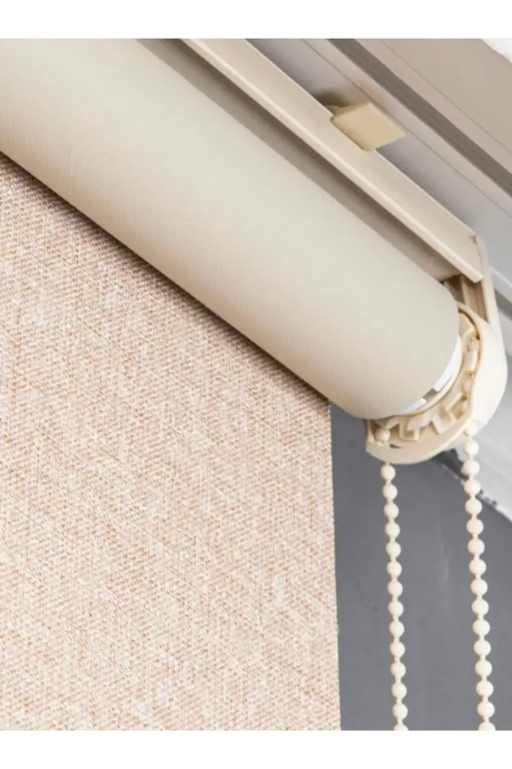 Dekoratif Keten Blackout Karartma Güneşlik Stor Perde Alüminyum K