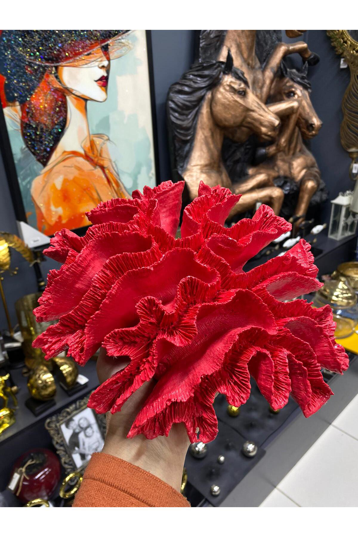 Dekoratif Kırmızı Mercan