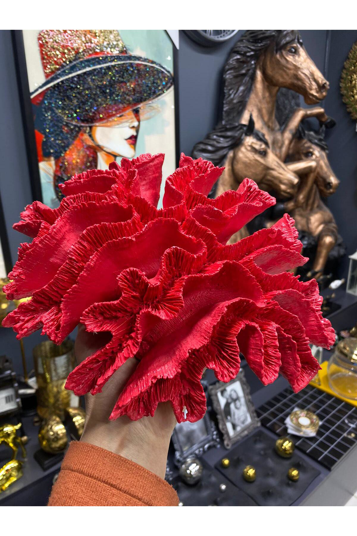 Dekoratif Kırmızı Mercan