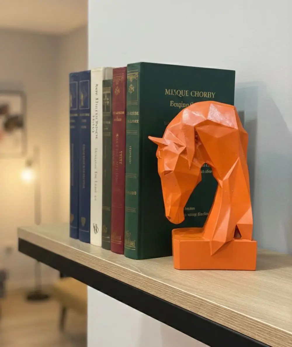 Dekoratif Kitap Tutucu Kübit At Figürlü Biblo