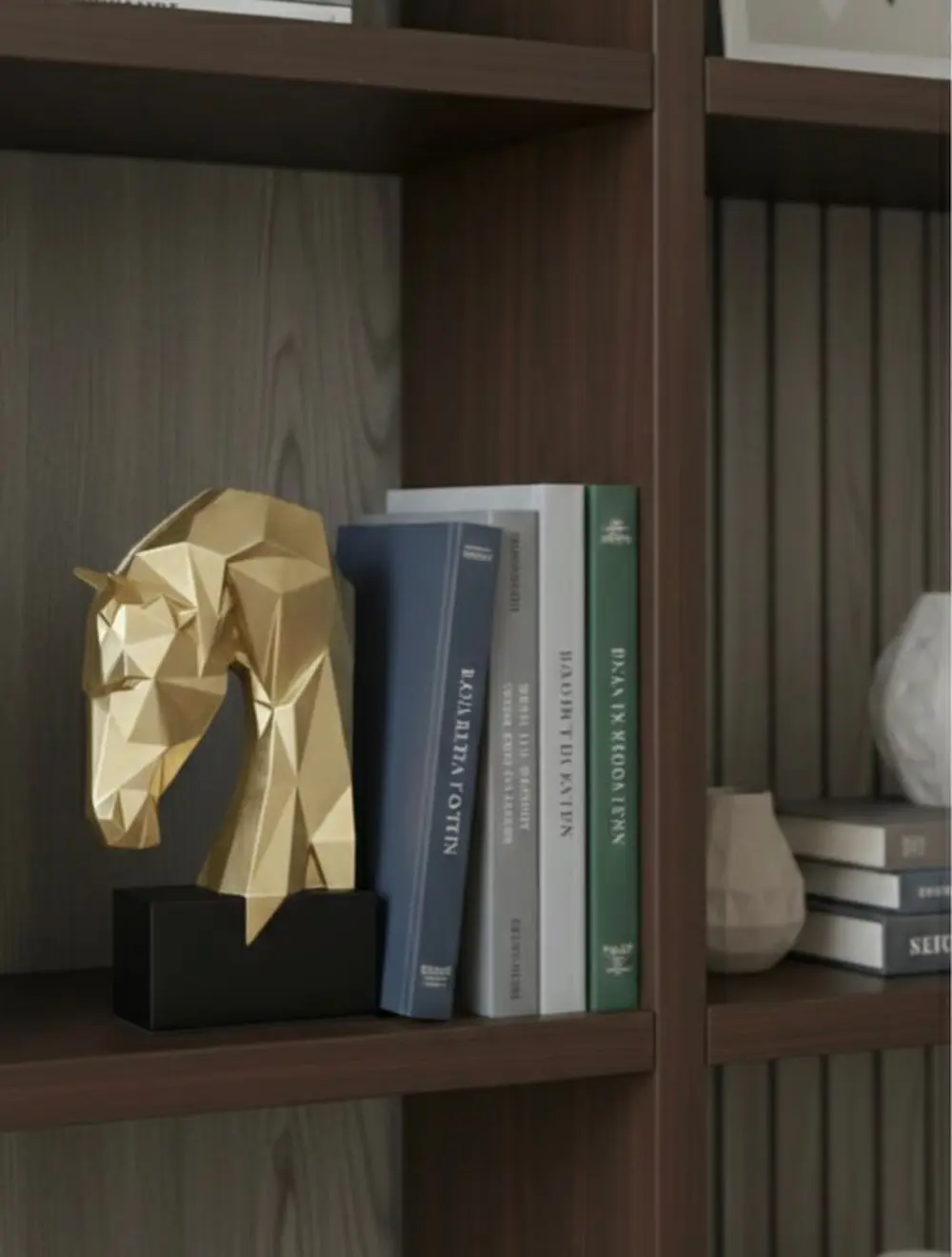 Dekoratif Kitap Tutucu Kübit At Figürlü Biblo
