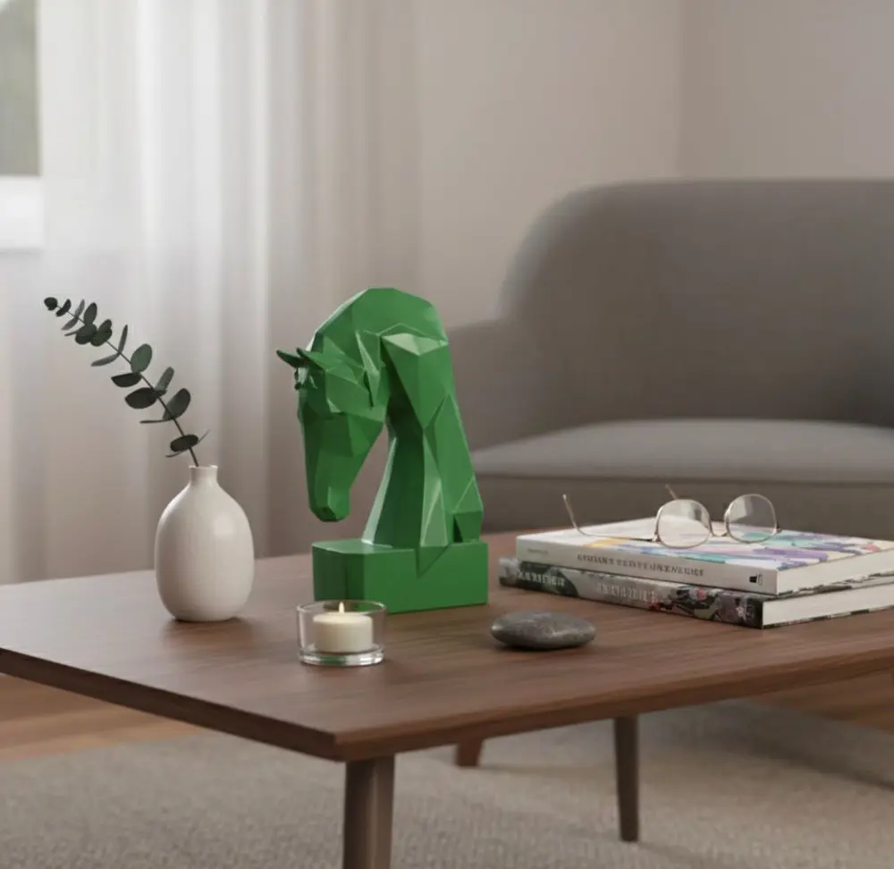 Dekoratif Kitap Tutucu Kübit At Figürlü Biblo