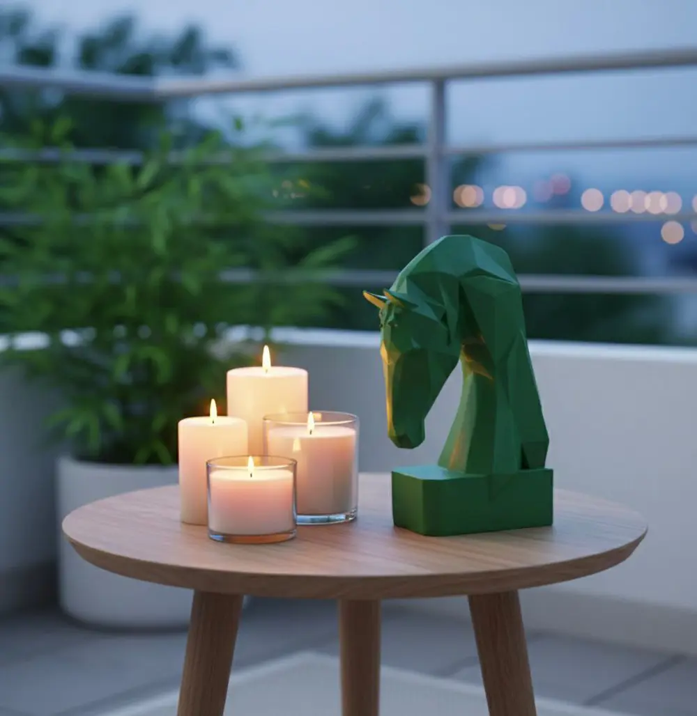 Dekoratif Kitap Tutucu Kübit At Figürlü Biblo