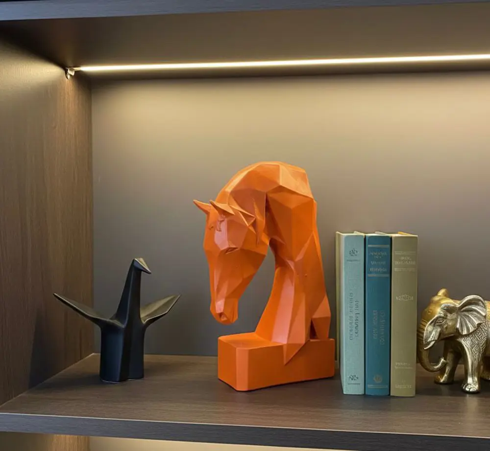 Dekoratif Kitap Tutucu Kübit At Figürlü Biblo