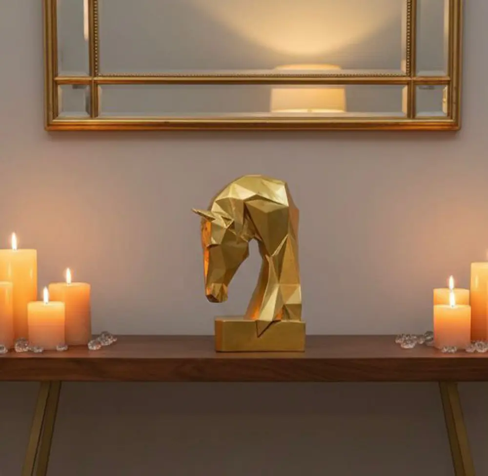 Dekoratif Kitap Tutucu Kübit At Figürlü Biblo