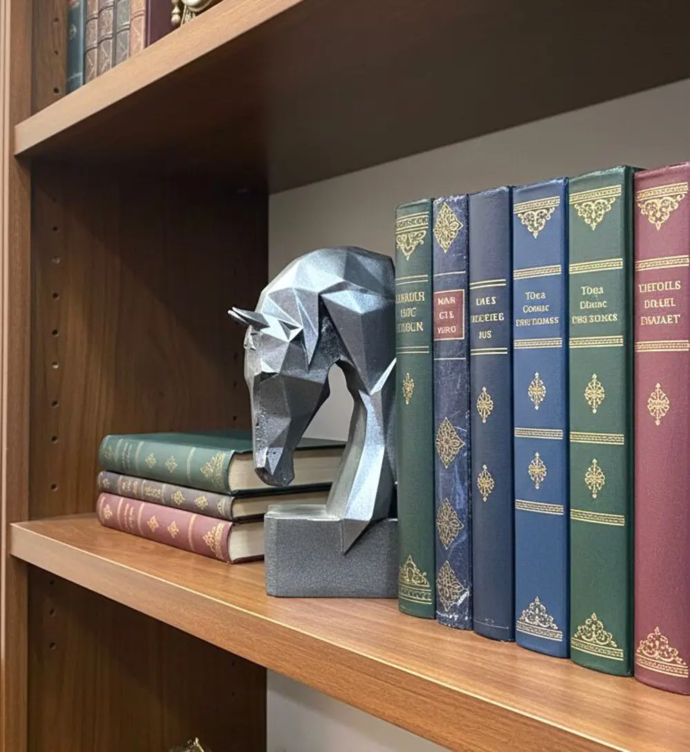 Dekoratif Kitap Tutucu Kübit At Figürlü Biblo