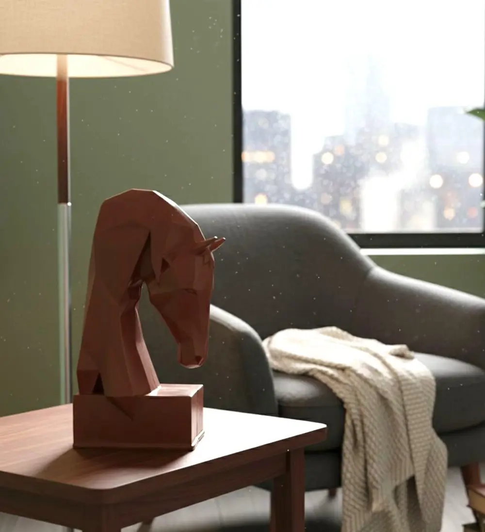 Dekoratif Kitap Tutucu Kübit At Figürlü Biblo