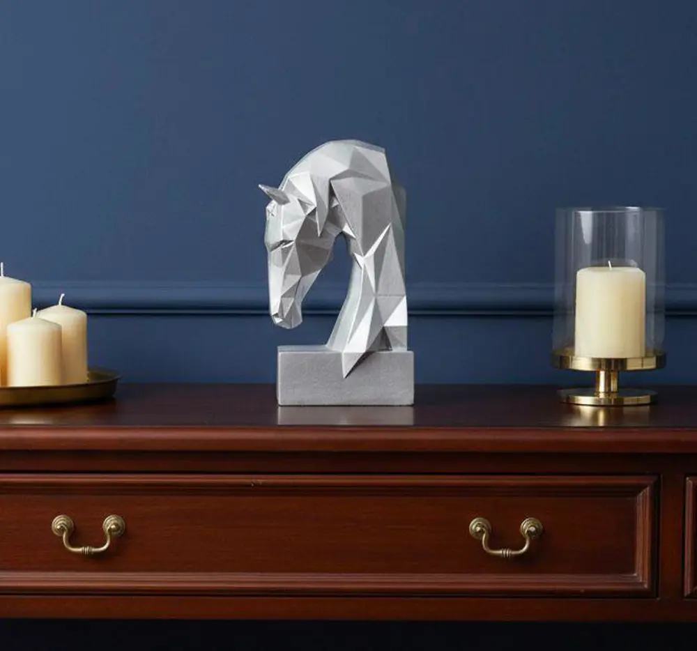 Dekoratif Kitap Tutucu Kübit At Figürlü Biblo