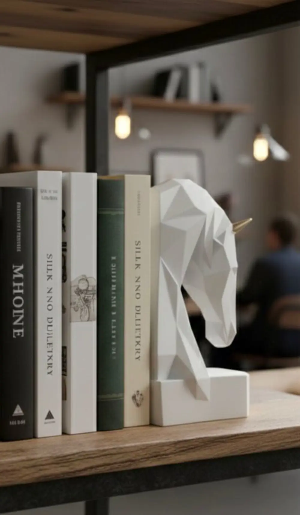 Dekoratif Kitap Tutucu Kübit At Figürlü Biblo