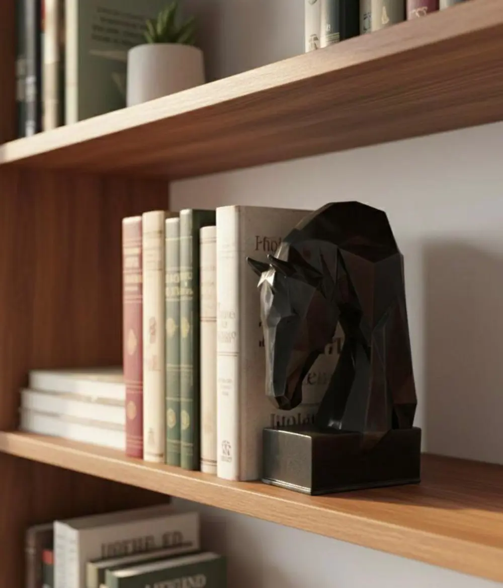 Dekoratif Kitap Tutucu Kübit At Figürlü Biblo