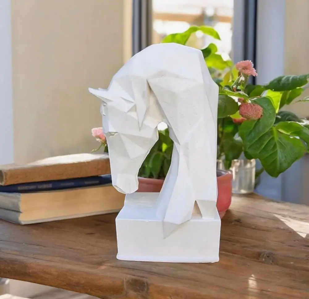 Dekoratif Kitap Tutucu Kübit At Figürlü Biblo